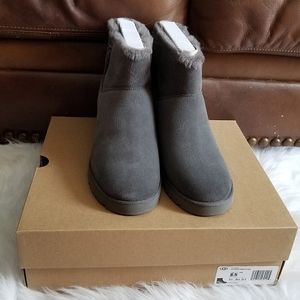 UGG Women's Classic Femme Zip Mini Boots-Brand New